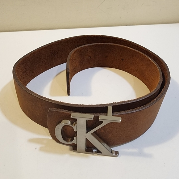 Calvin klein brown leather size Small - Picture 4 of 12